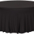 nappe slim pour table ronde dia150 - noir