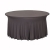 nappe slim pour table ronde dia150 - gris