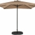 parasol bellagio + 4 gueuzes - taupe