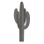 Totem Kactus L - gris medium