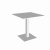 Table Stan H76 70x70 - blanc & blanc