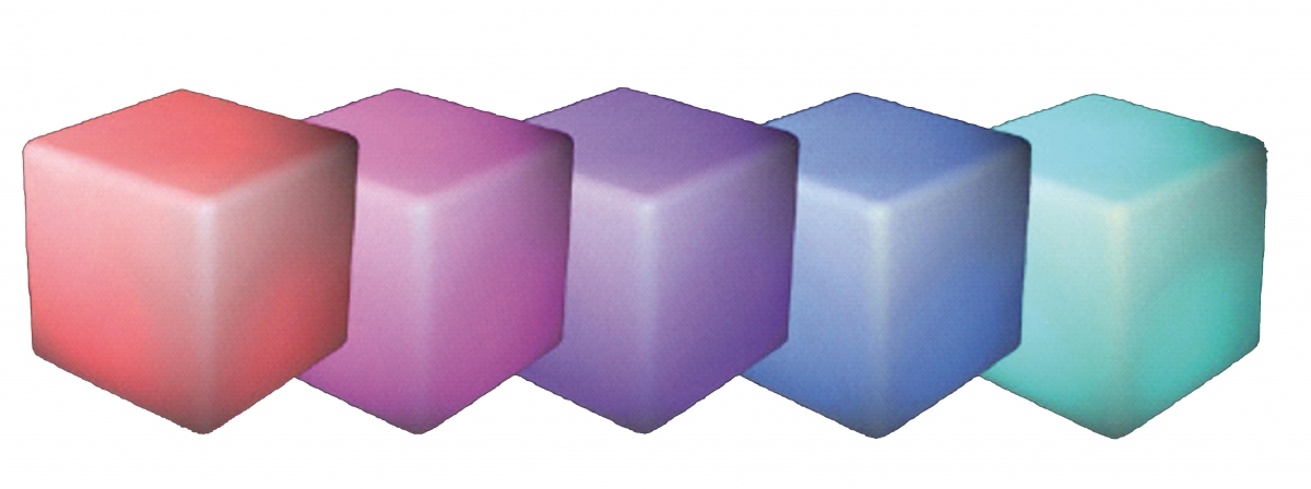 Cube lumineux 40x40x40