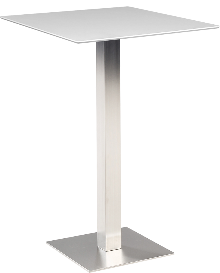 Mange Debout Stan outdoor H110 70x70 - blanc & inox