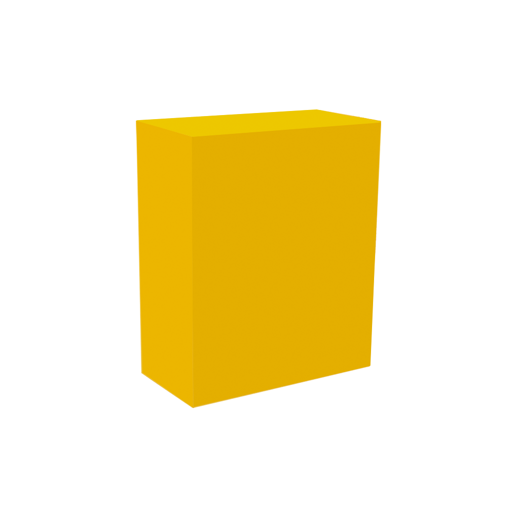 Mini box H110 90x45 - jaune