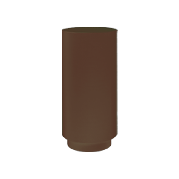 Stèle ronde H110 dia50 - chocolat
