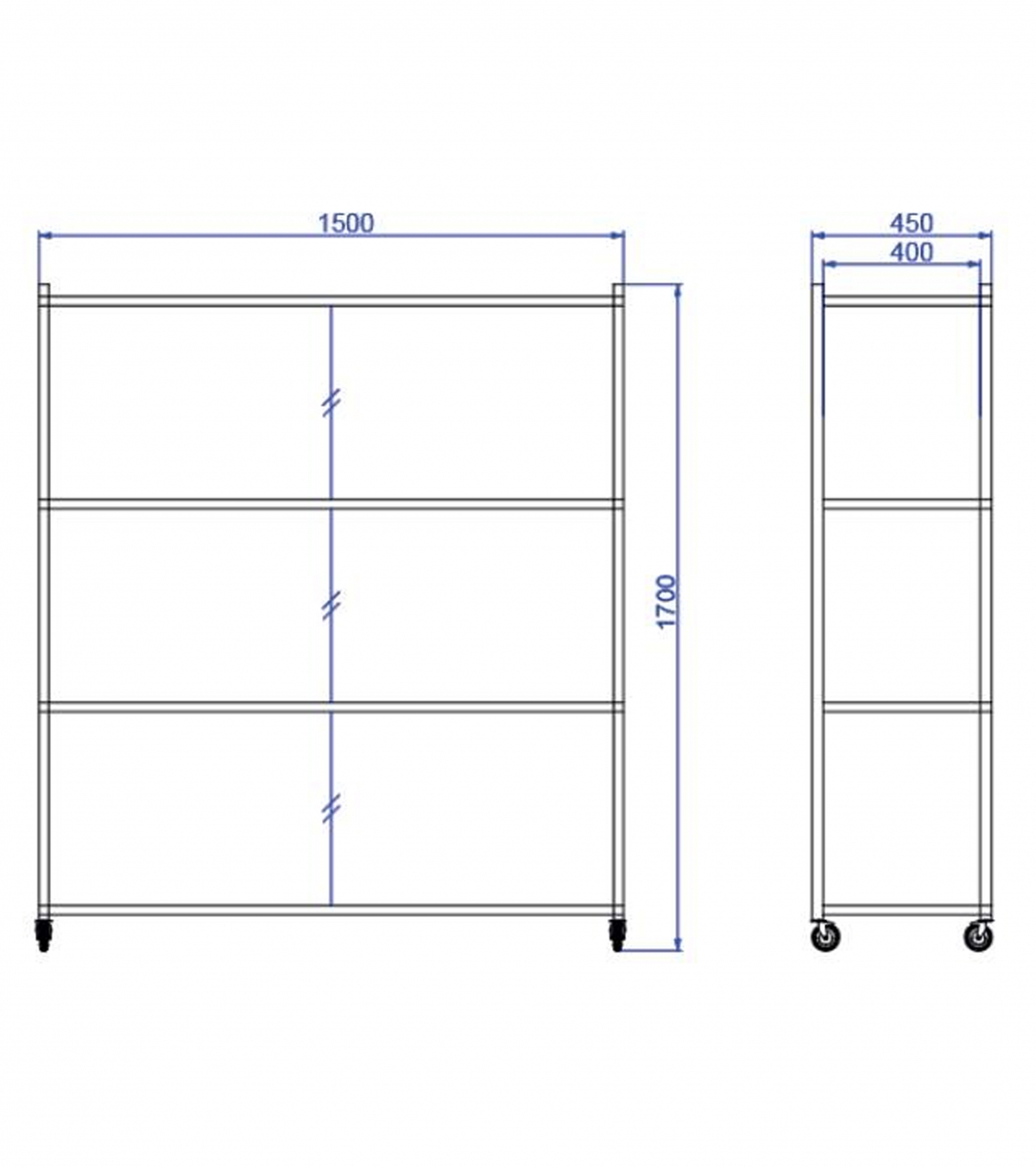 Etagère Gunmetal