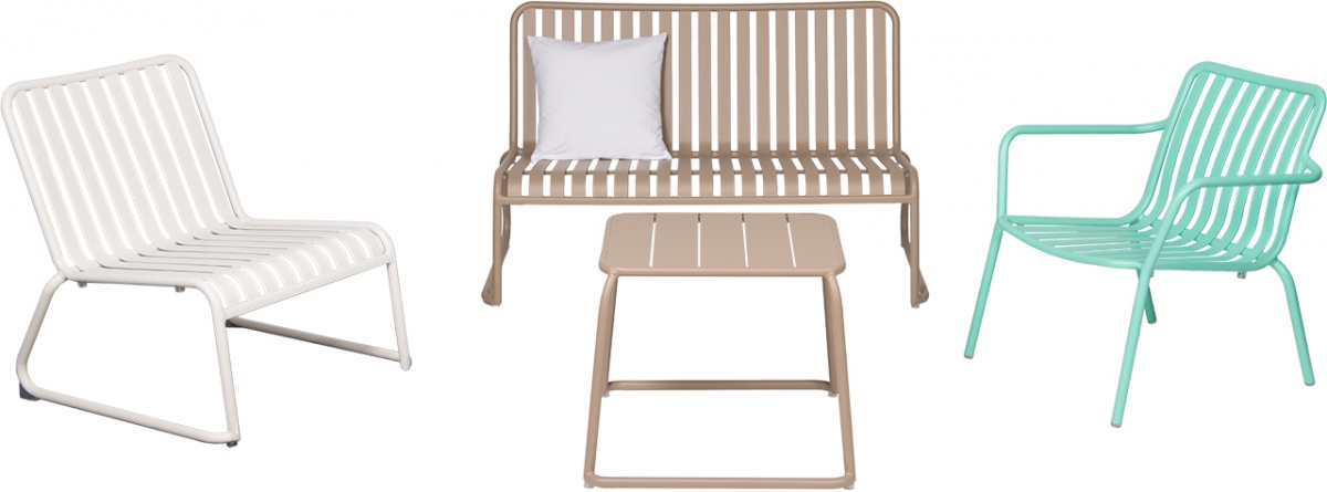 Table Moli H60 62x49 - mastic
