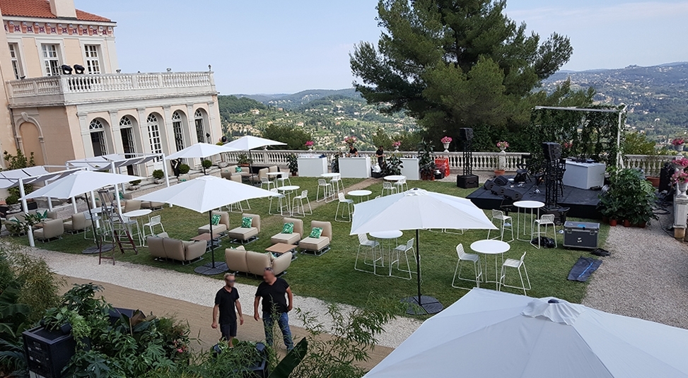 Parasol Bellagio - écru