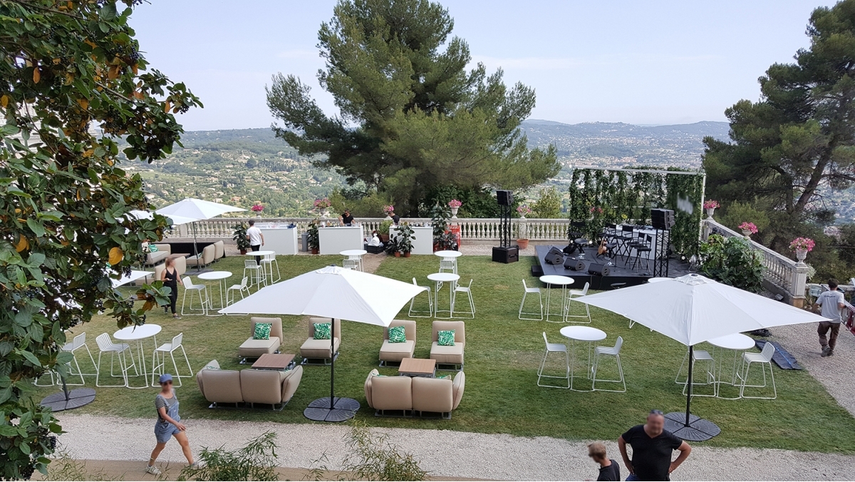 Parasol Bellagio - écru