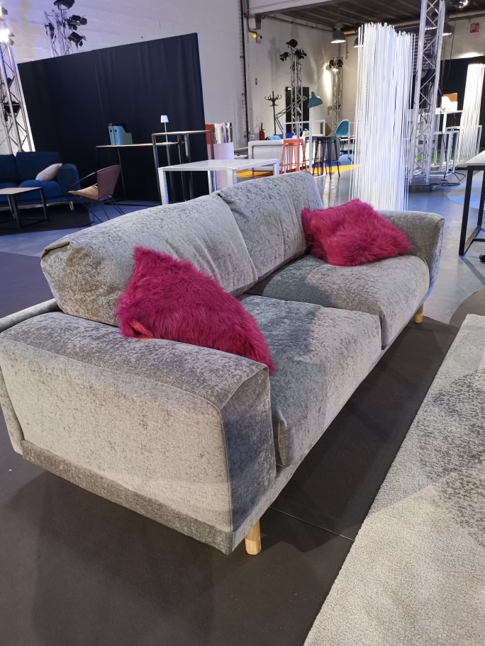 Canapé Buzz L230 - gris taupe