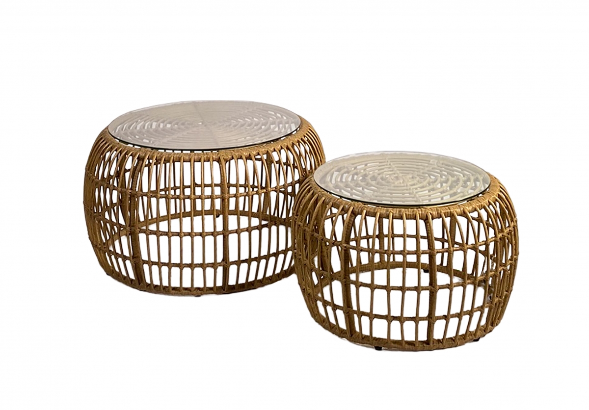 Table basse Rotin - by K