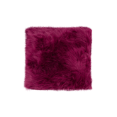 Coussin Furry - fuchsia