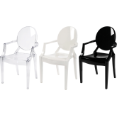 Fauteuil Louis Ghost - translucide