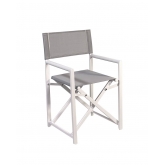 Fauteuil cinéma Oskar gris blanc