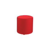 Pouf POP rond dia40 - rouge