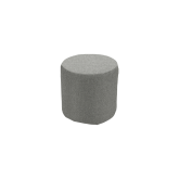 Pouf rond Tweed - gris