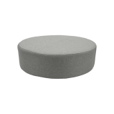 Pouf Tweed rond dia120 - gris