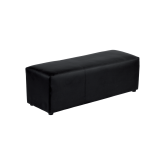 Pouf Dalton 120x40 - cuir noir