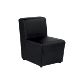 Chauffeuse Dalton L50 - cuir noir