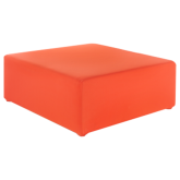 Pouf POP carré L100 - mandarine