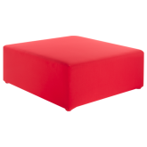 Pouf POP carré L100 - rouge