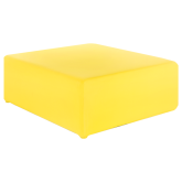 Pouf POP carré L100 - jaune 