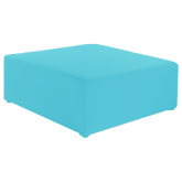 Pouf POP carré L100 - azur