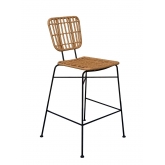 Chaise haute Rotin by K