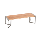 Table Grog H45 150x50 - bois