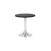 Table Stacy H73 dia70 - noir & inox