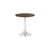 Table Stacy H73 dia70 - bois & inox