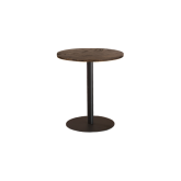 Table Stacy H73 dia70 - bois & noir