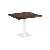 Table Stan H73 90x90 - bois & blanc