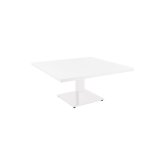 Table Stan H35 90x90 - blanc & blanc