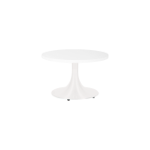 Table Stacy H35 dia70 - blanc & blanc