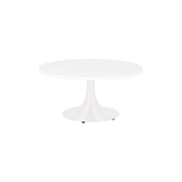 Table Stacy H35 dia90 - blanc & blanc