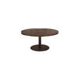 Table Stacy H35 dia90 - bois & noir