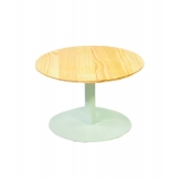 Table basse Kamino vert sauge/bois H35