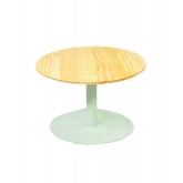 Table basse Kamino vert sauge/bois H35