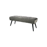 Banquette Buzz L140 - gris taupe