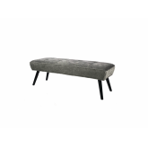 Banquette Buzz L140 - gris taupe