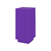 Stèle carrée H110 47x47 - lilas