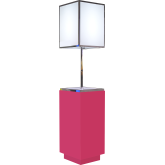 Stèle abat-jour H230 47x47 - fuchsia