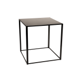 Table Kadra H105 100x100 - noir