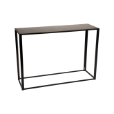 Table Kadra H105 150x50 - noir