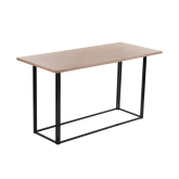Table Mika H105 180x80 - bois & noir