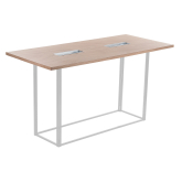Table Mika Végétale H105 200x90 - bois & blanc