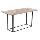 Table Mika Végétale H105 200x90 - bois & noir
