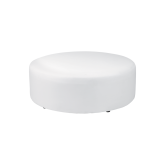 Pouf rond Nikki dia120 - blanc