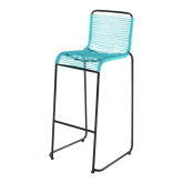 Tabouret haut Ipanema - bleu